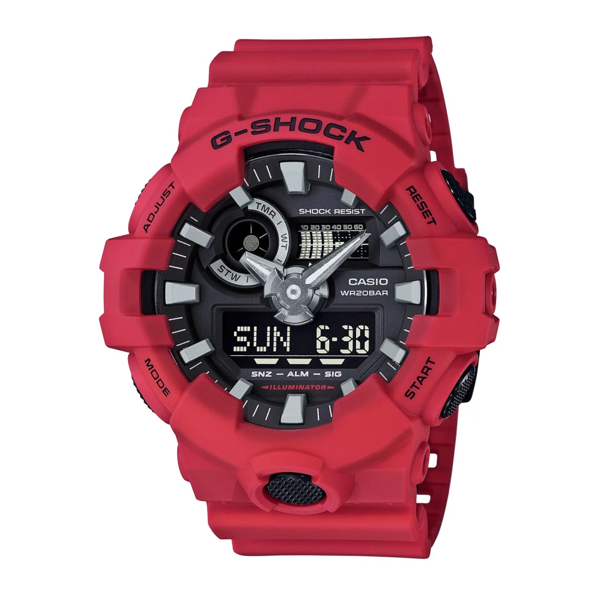 Reloj G-SHOCK GA-700-4A Resina Hombre Rojo2