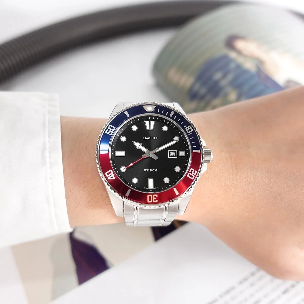 Reloj CASIO Regular MDV-107D-1A3 Acero Hombre Plateado3