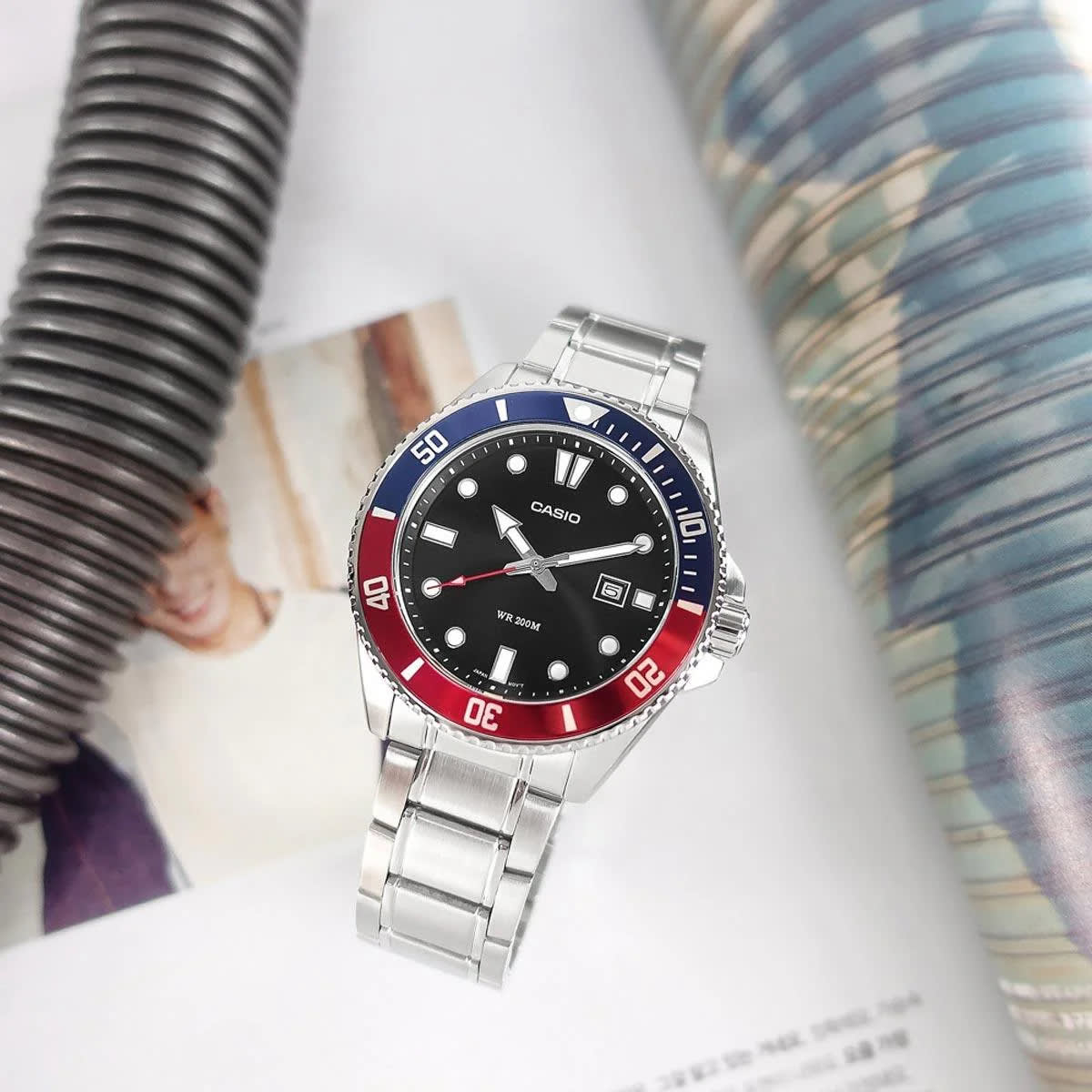 Reloj CASIO Regular MDV-107D-1A3 Acero Hombre Plateado2