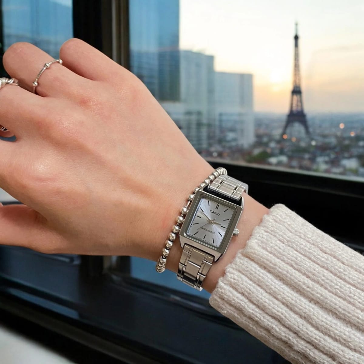 Reloj CASIO Regular LTP-V007D-2E Acero Mujer Plateado2