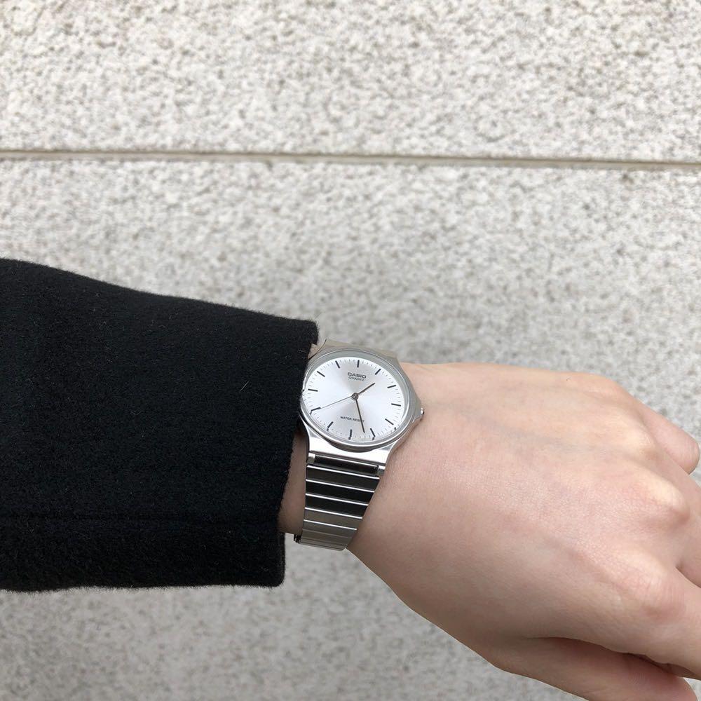 Reloj CASIO Regular MQ-24D-7E Resina/Acero Unisex Plateado7