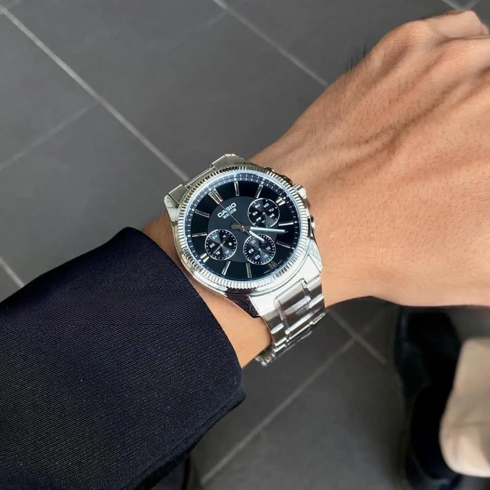 Reloj CASIO Regular MTP-1375D-1A Acero Hombre Plateado3