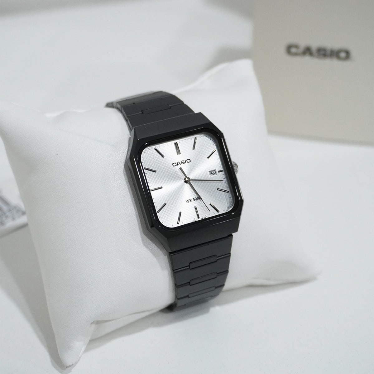 Reloj CASIO Regular MTP-B185B-7A ACERO Hombre Negro2