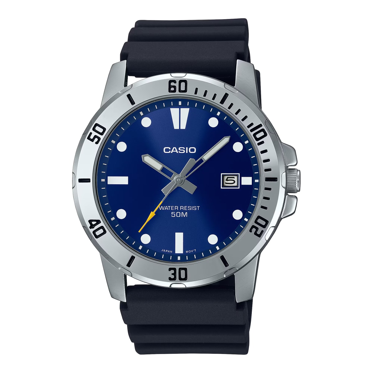 Reloj CASIO Regular MTP-VD01-2E Acero/Resina Hombre Plateado/Negro1