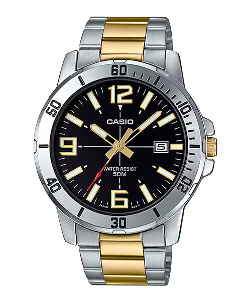 Reloj CASIO Regular MTP-VD01SG-1B Acero Hombre Plateado/Dorado1