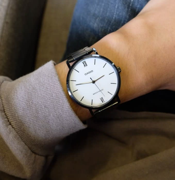 Reloj CASIO Regular MTP-VT01B-7B Acero Hombre Negro2