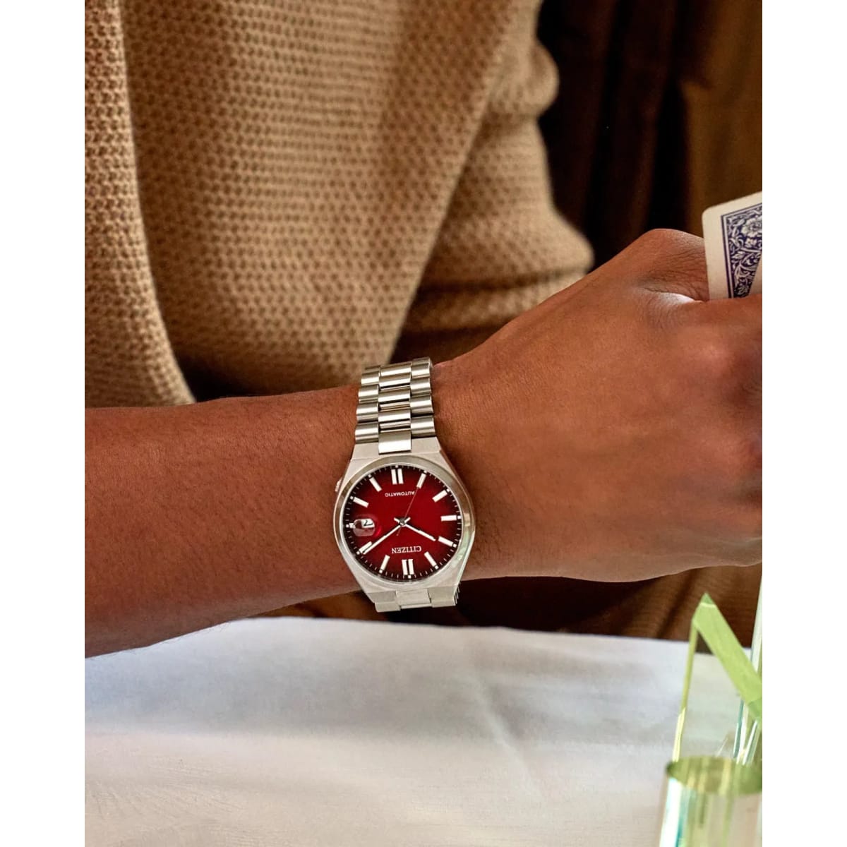 Reloj CITIZEN Automático NJ0150-56W Acero Unisex Plateado5