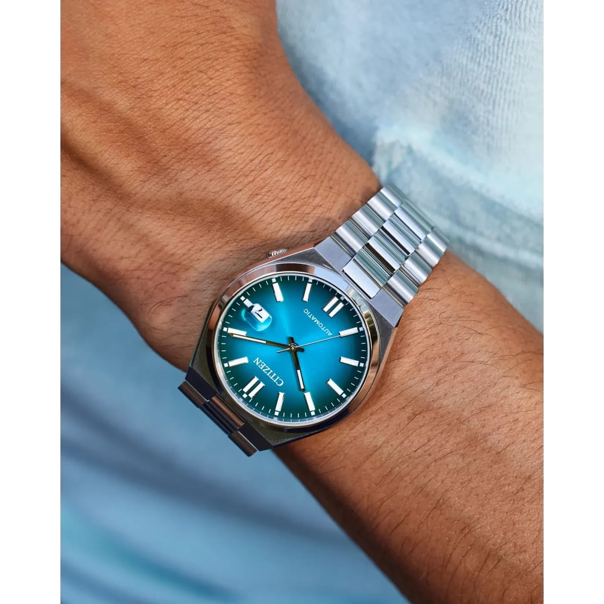 Reloj CITIZEN Automático NJ0151-53X Acero Unisex Plateado5