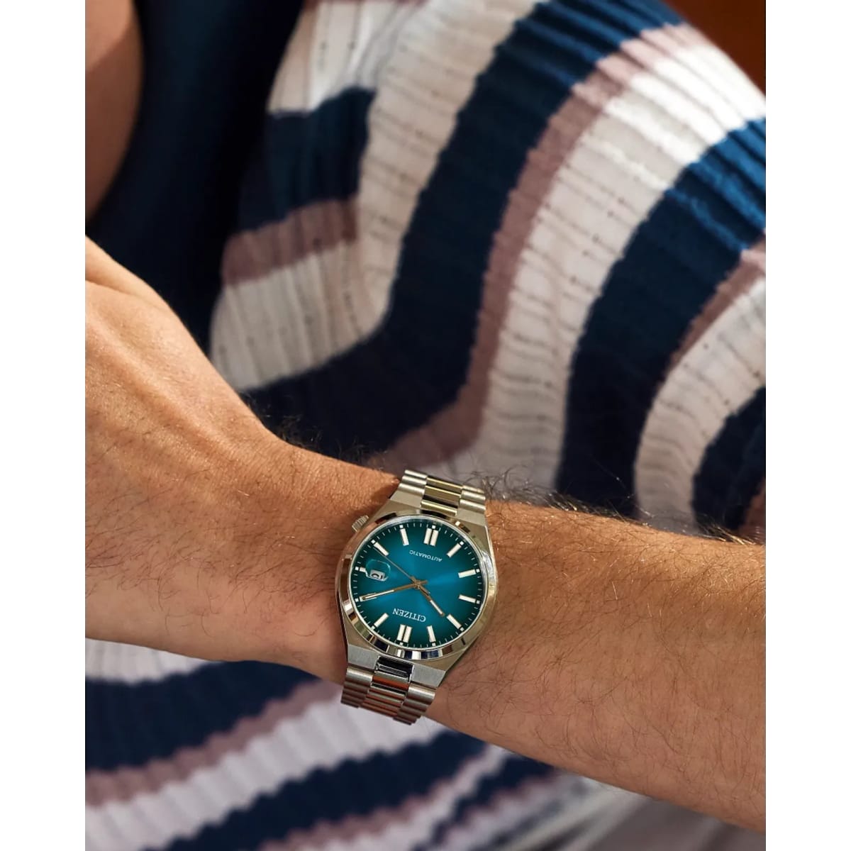 Reloj CITIZEN Automático NJ0151-53X Acero Unisex Plateado8