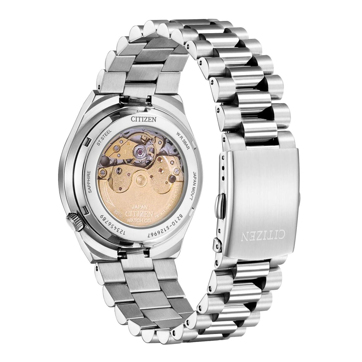 Reloj CITIZEN Automático NJ0150-56W Acero Unisex Plateado3