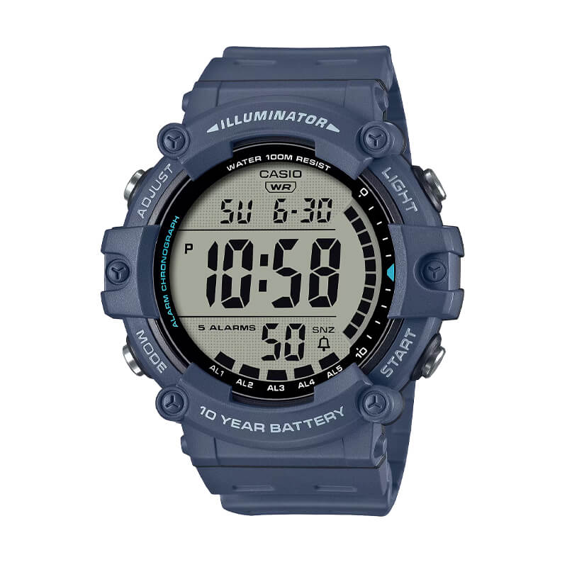Reloj CASIO Regular AE-1500WH-2A Resina Juvenil Azul1