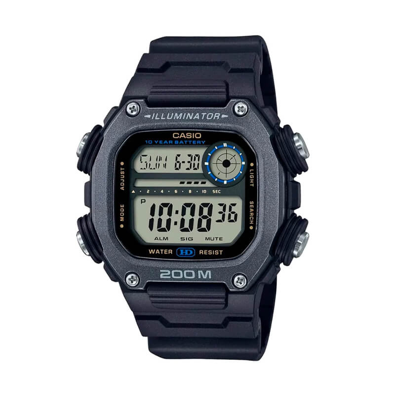 Reloj CASIO Regular DW-291HX-1A Resina Juvenil Negro1