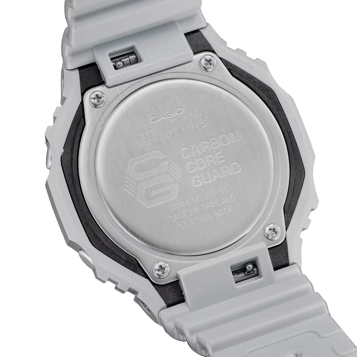 Reloj G-SHOCK GA-2100FF-8A Carbono/Resina Hombre Plateado3