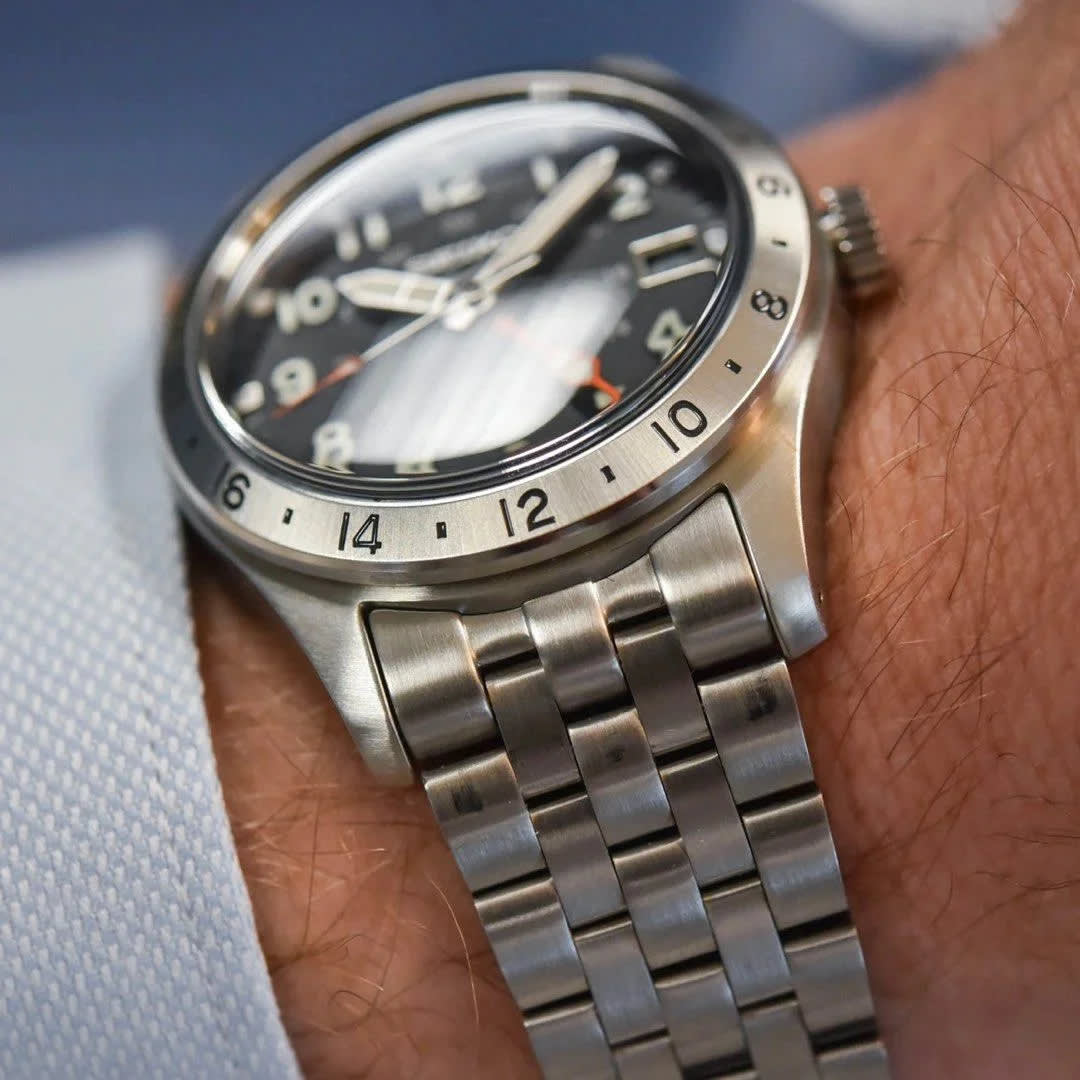 Reloj SEIKO 5 Sports GMT Field Style SSK023K1 Automático Acero Hombre Plateado5