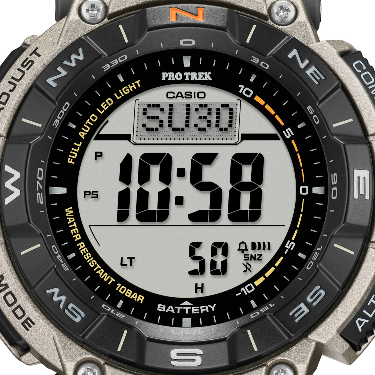 Reloj PROTREK PRG-340T-7 Resina/Titanio Hombre Plateado2