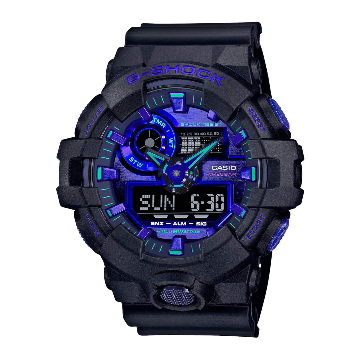 Reloj G-SHOCK GA-700VB-1A Resina Hombre Negro1