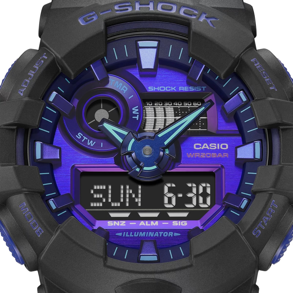 Reloj G-SHOCK GA-700VB-1A Resina Hombre Negro3