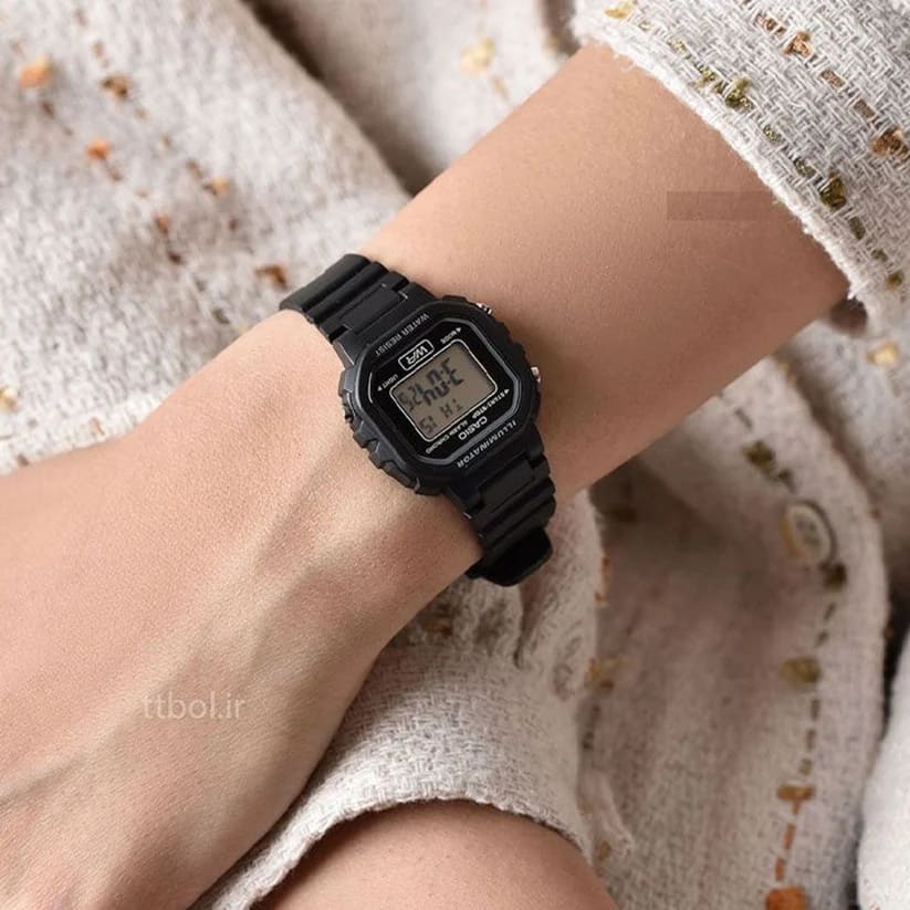 Reloj CASIO Regular LA-20WH-1A Resina Juvenil Negro3