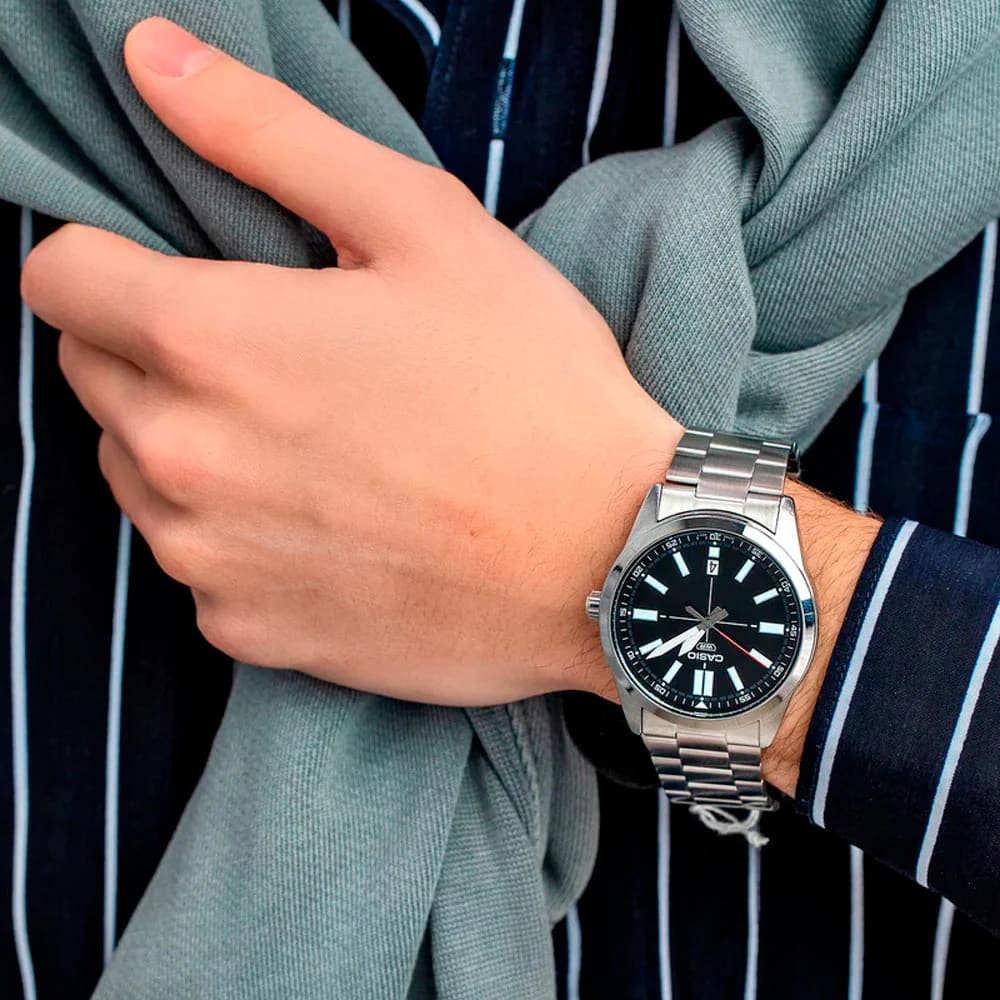 Reloj CASIO Regular MTP-VD02D-1E Acero Hombre Plateado2