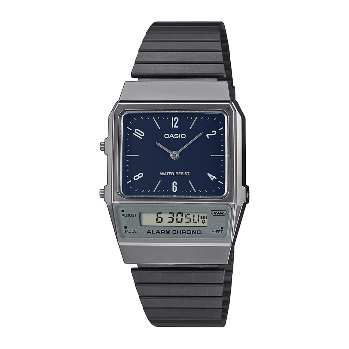 Reloj CASIO Retro AQ-800EB-2A Resina/Cromado Juvenil Gris1
