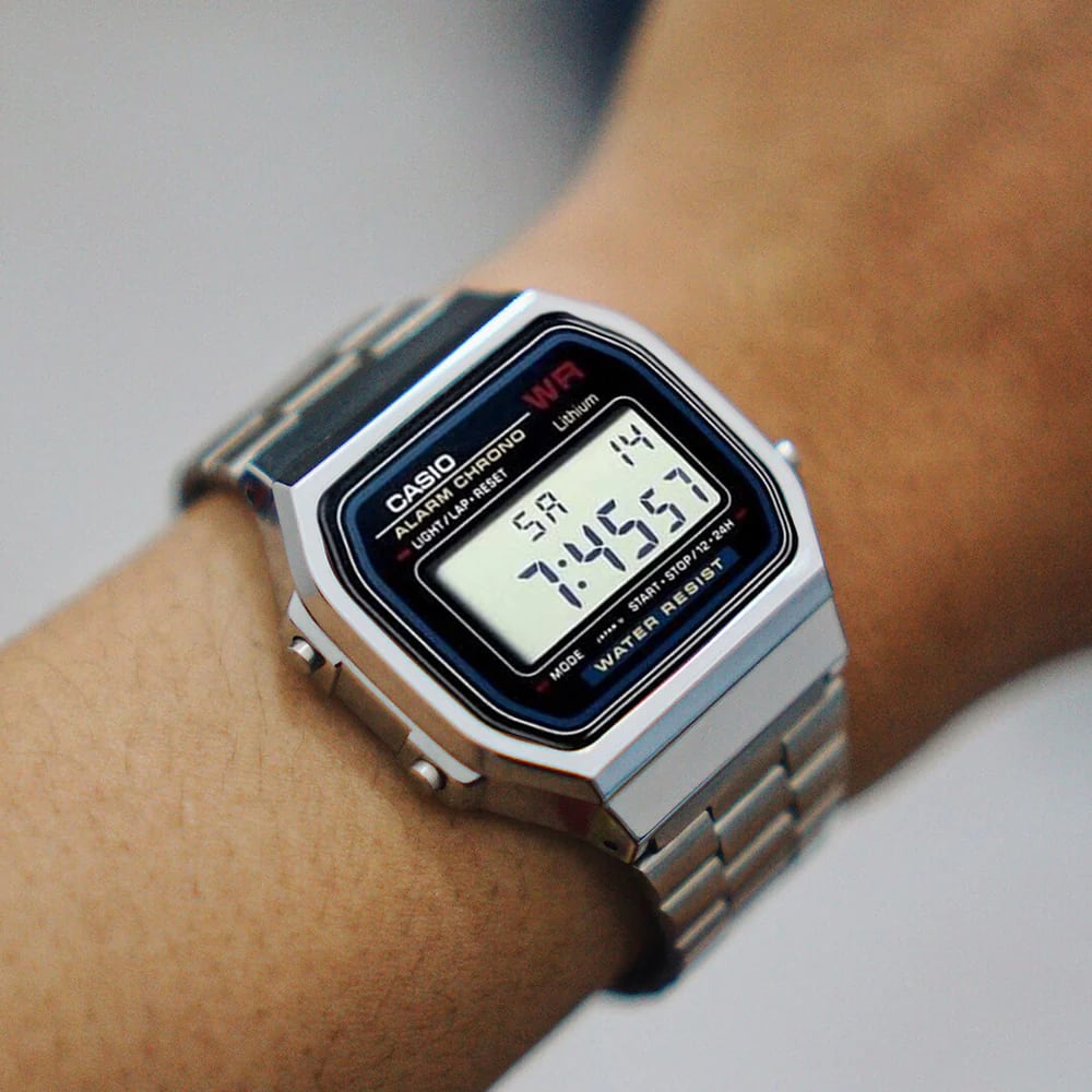 Reloj CASIO Retro A159W-N1D Acero Unisex Plateado2