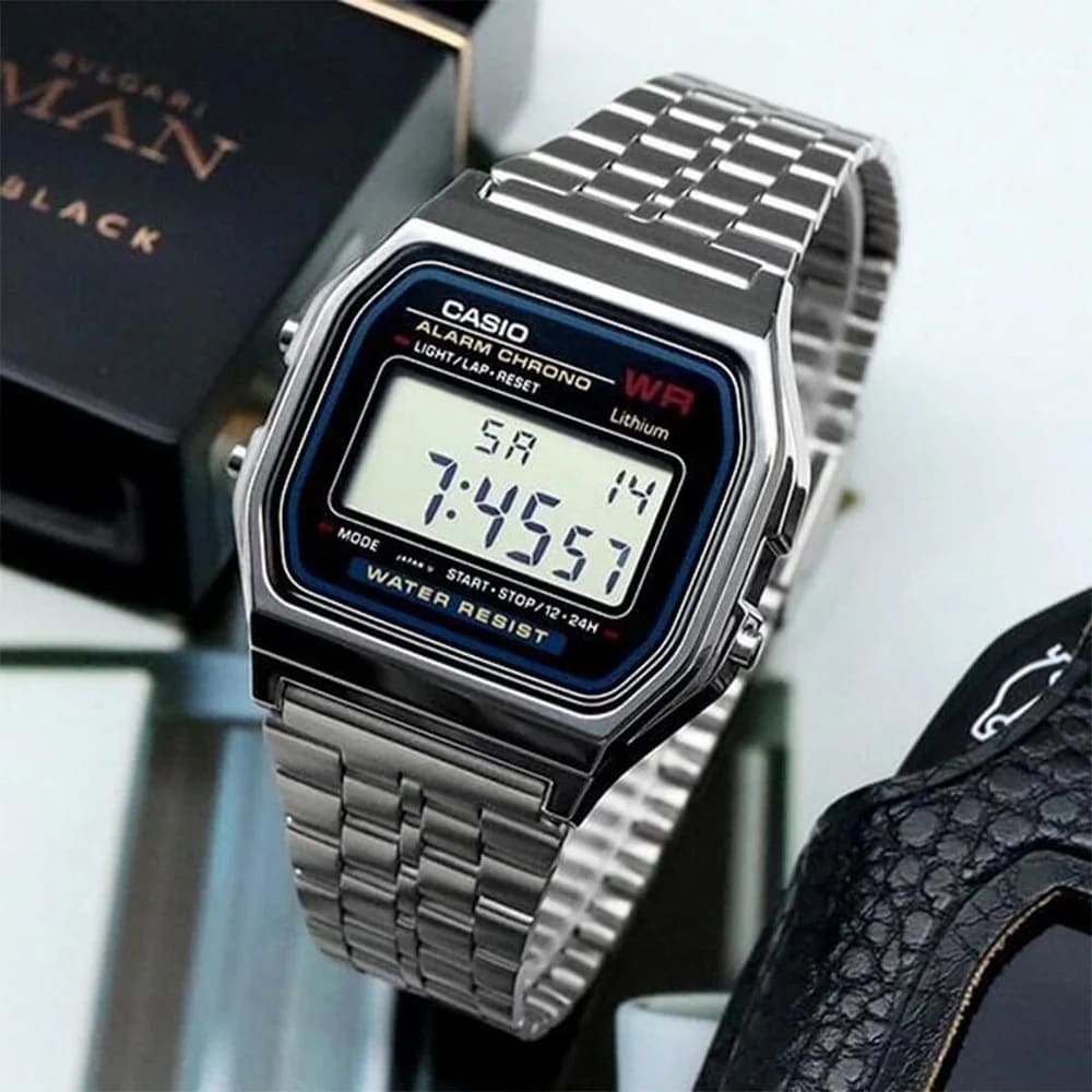 Reloj CASIO Retro A159W-N1D Acero Unisex Plateado3