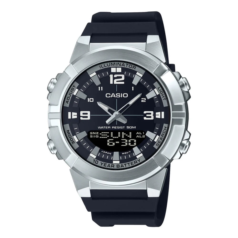 Reloj CASIO Regular AMW-870-1A ACERO/RESINA Hombre Plateado1