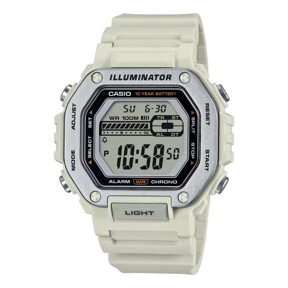 Reloj CASIO Regular MWD-110H-8A Resina Blanco1