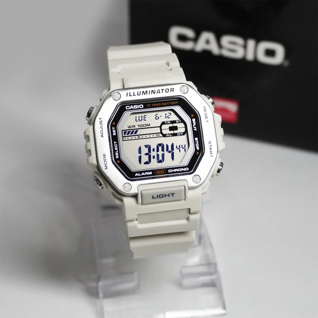 Reloj CASIO Regular MWD-110H-8A Resina Blanco2