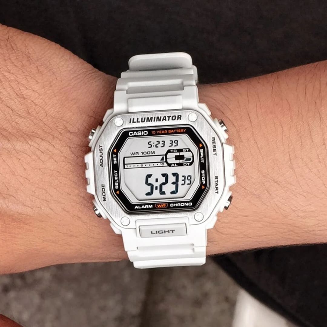 Reloj CASIO Regular MWD-110H-8A Resina Blanco3