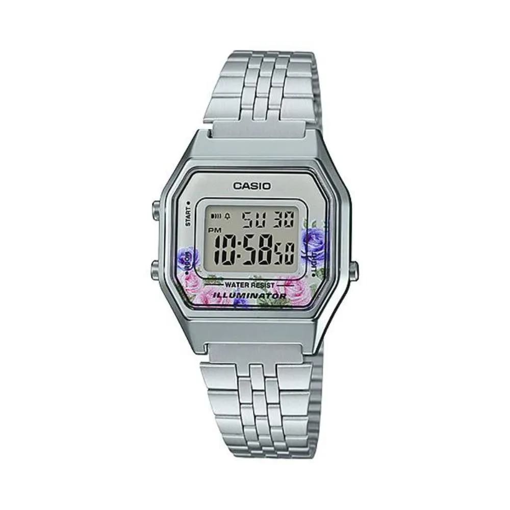 Reloj CASIO Retro LA680WA-4C Acero Mujer Plateado1