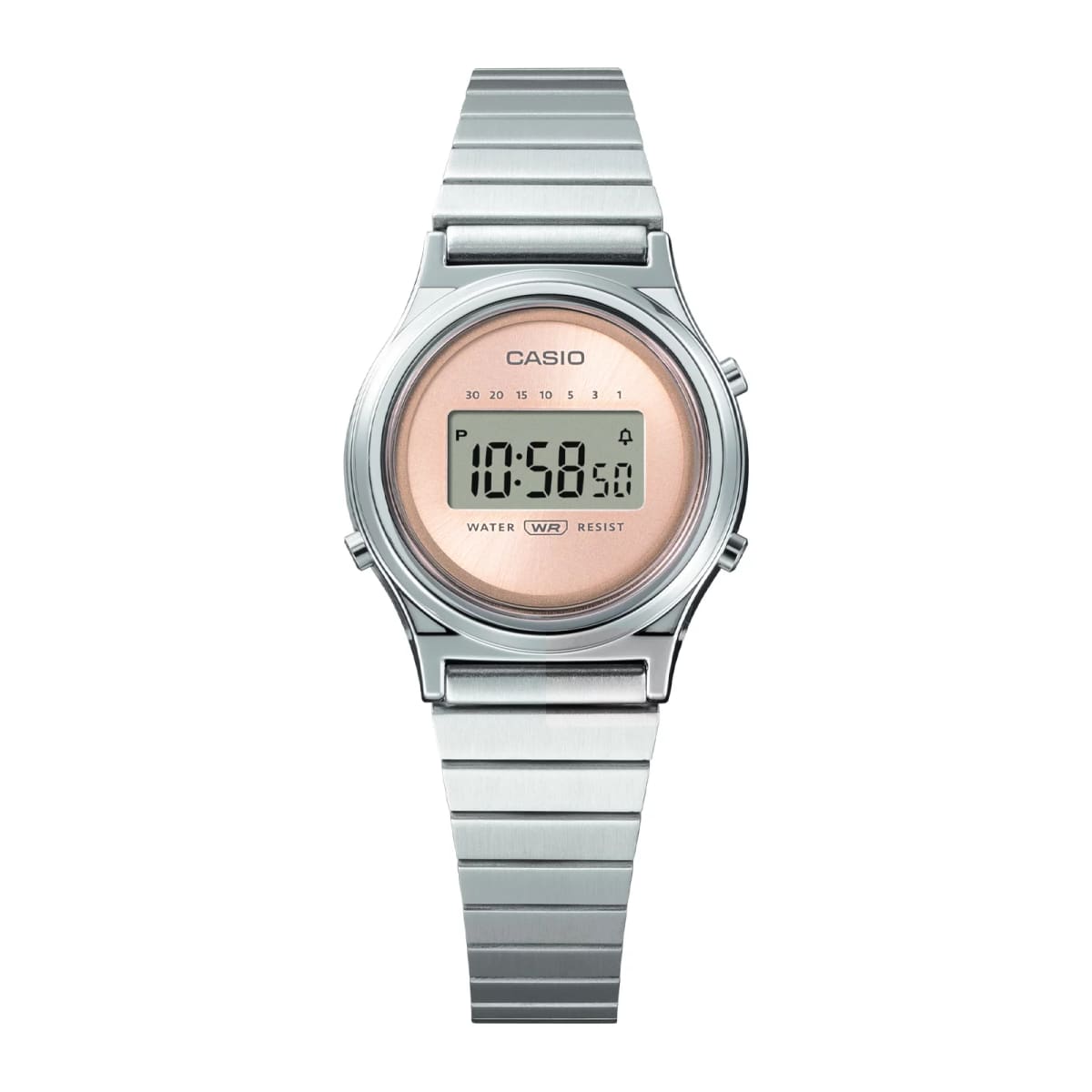 Reloj CASIO Retro LA700WE-4A Resina/Cromado Mujer Plateado2