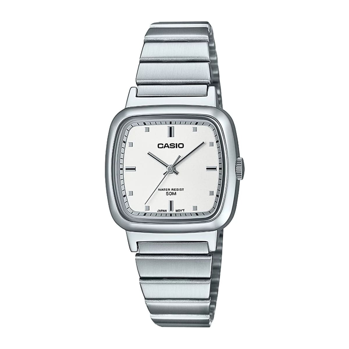 Reloj CASIO Retro LTP-B140D-7A Acero Mujer Plateado1