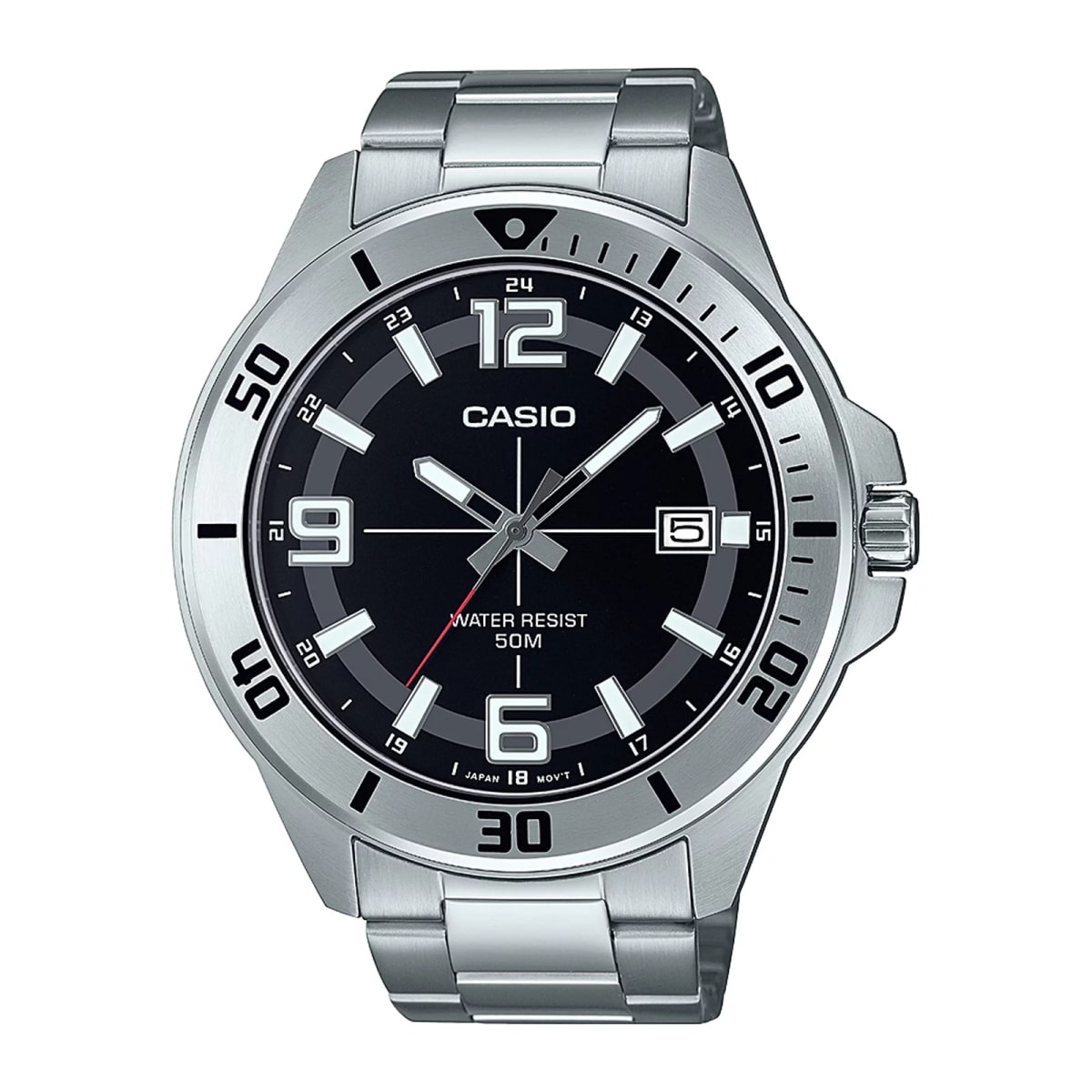 Reloj CASIO Regular MTC-100D-1B Acero Hombre Plateado1