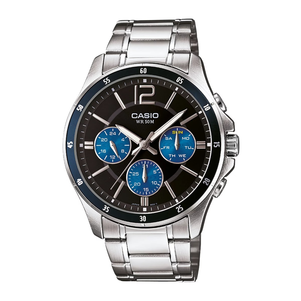 Reloj CASIO Regular MTP-1374D-2A Acero Hombre Plateado1