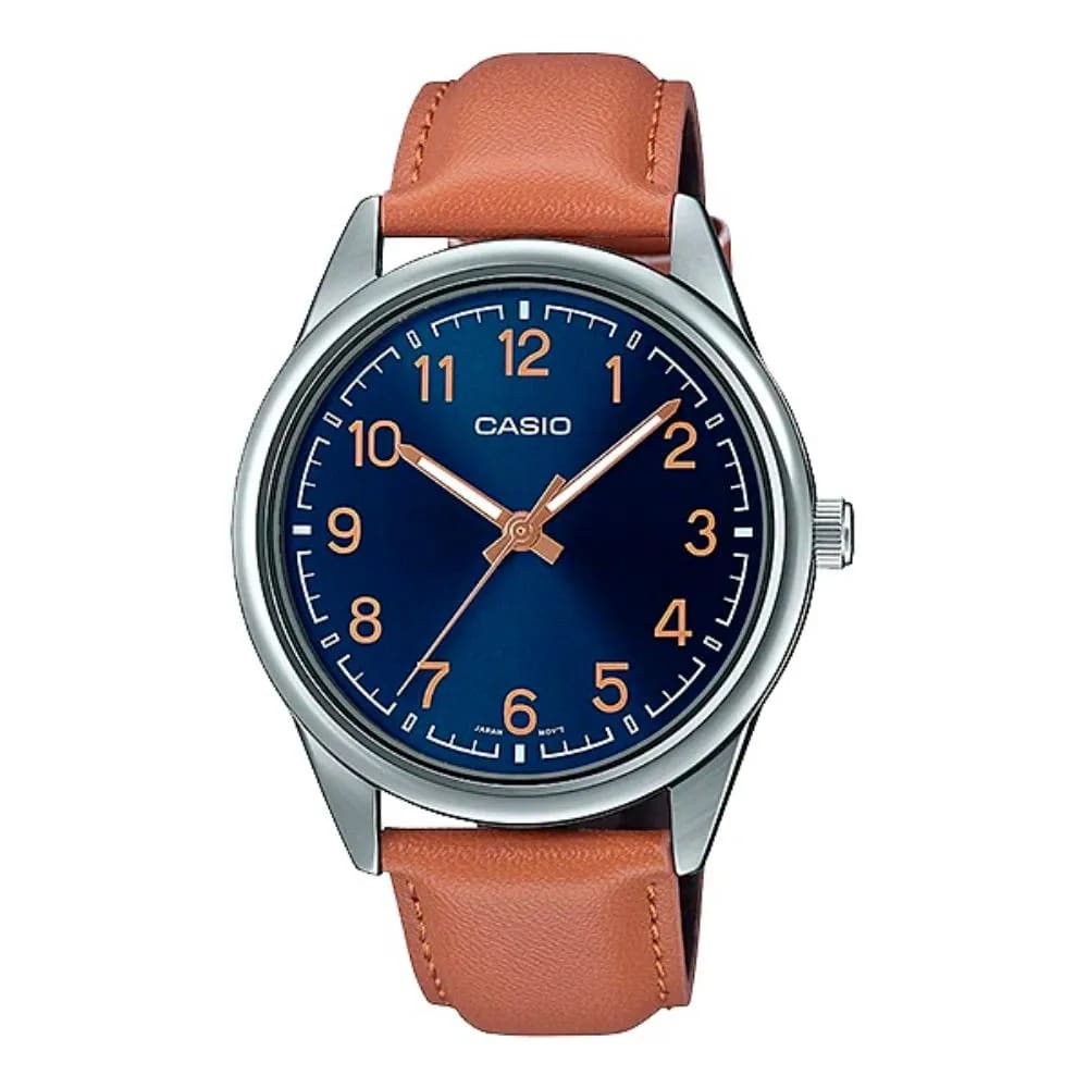 Reloj CASIO Regular MTP-V005L-2B4 Acero/Cuero Hombre Plateado/Marrón1