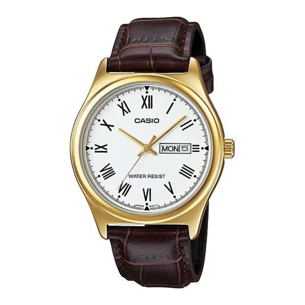 Reloj CASIO Regular MTP-V006GL-7B Acero/Cuero Mujer Dorado/Marrón1