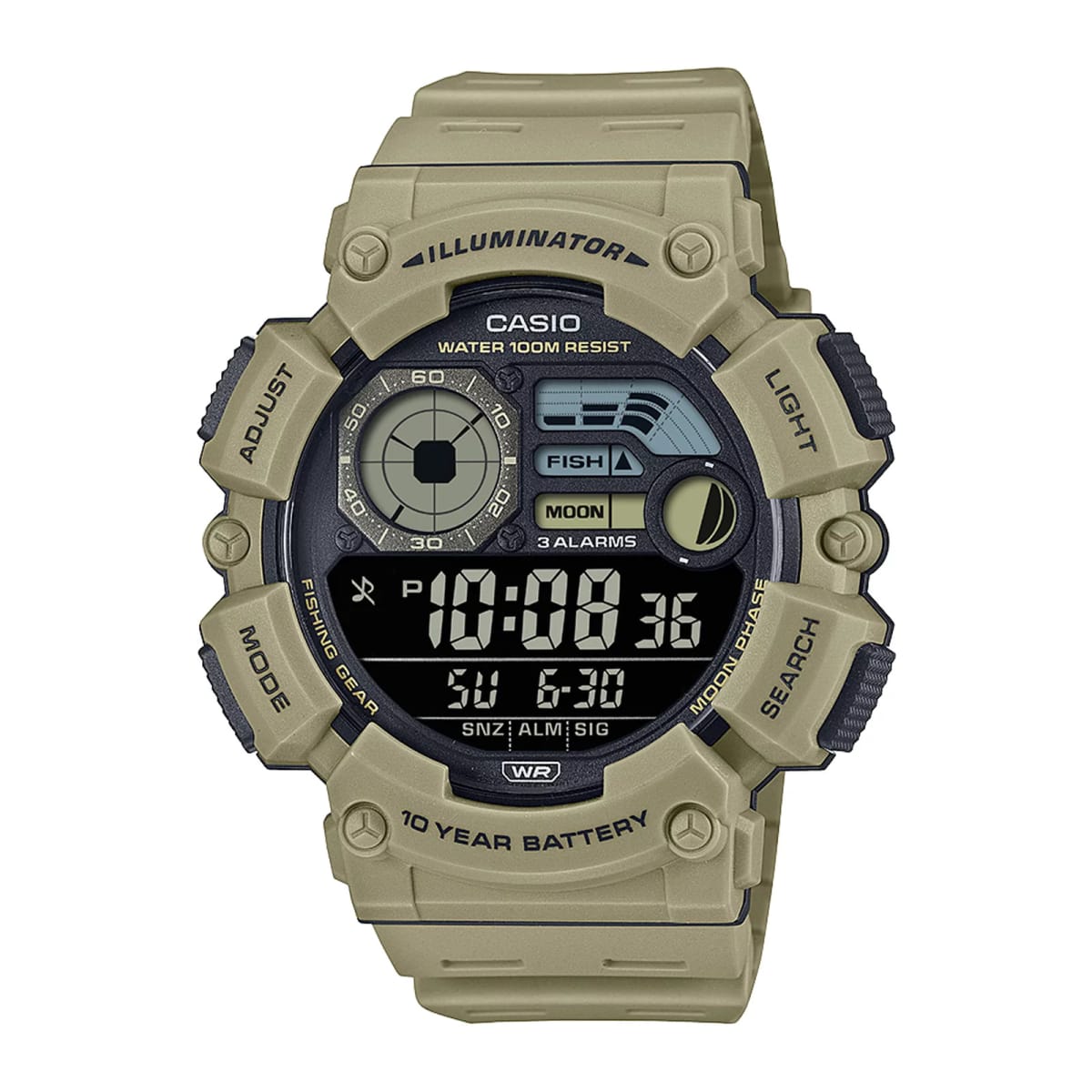 Reloj CASIO Regular WS-1500H-5B Resina Hombre Beige1