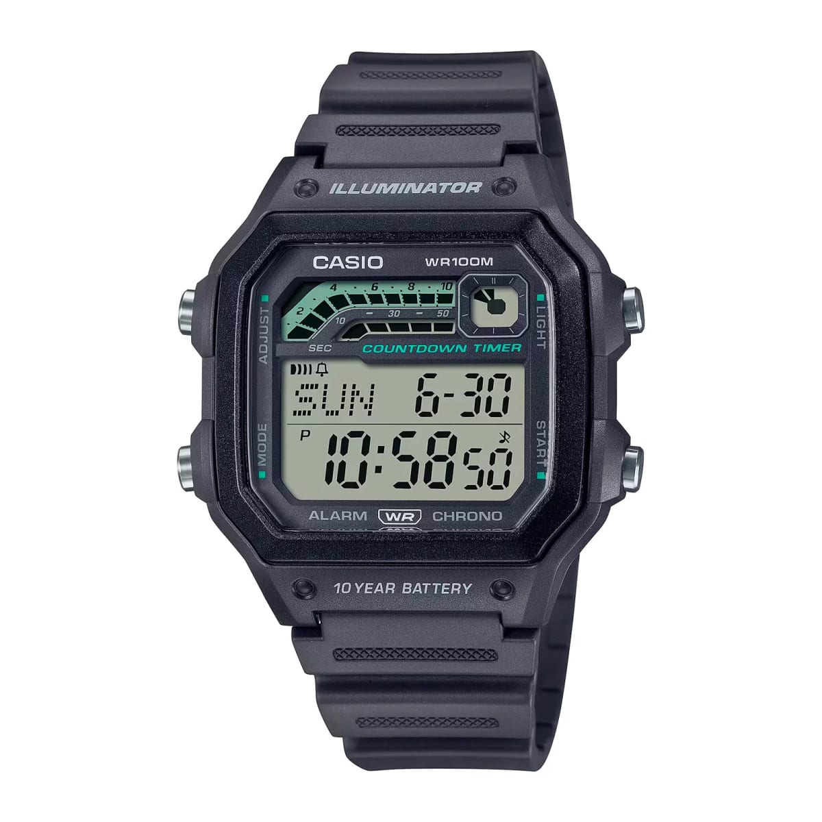 Reloj CASIO Regular WS-1600H-8A Resina Hombre Gris1