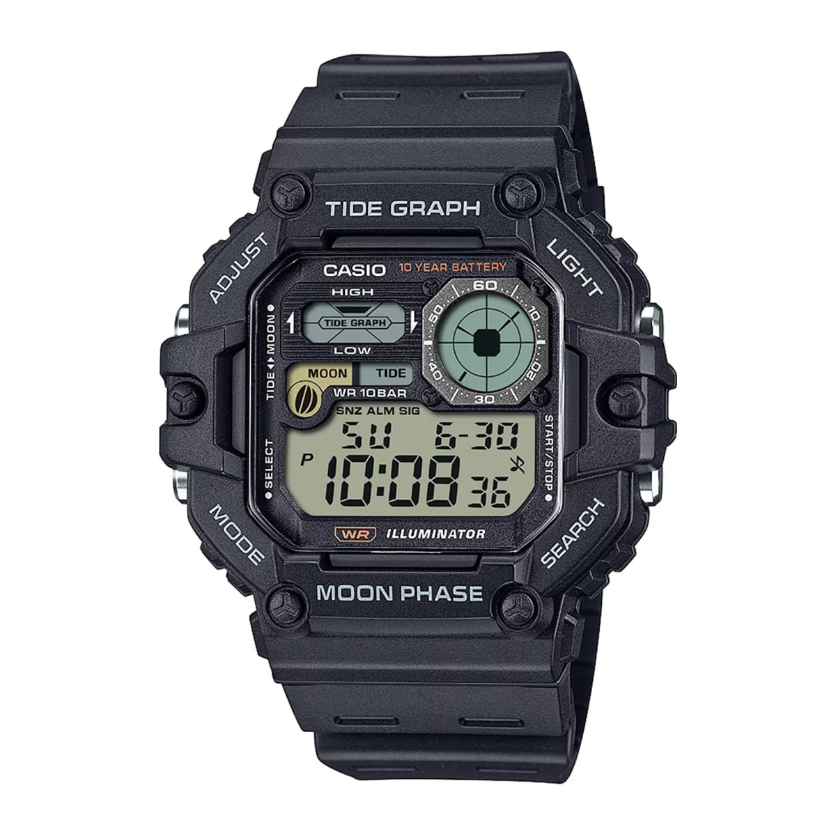 Reloj CASIO Regular WS-1700H-1A Resina Hombre Negro1