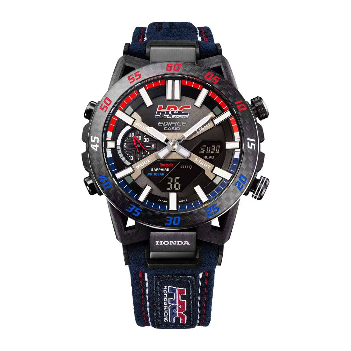 Reloj EDIFICE ECB-2000HR-1A Carbono/Acero Hombre Negro2