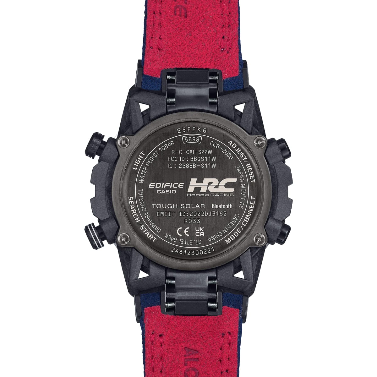 Reloj EDIFICE ECB-2000HR-1A Carbono/Acero Hombre Negro3