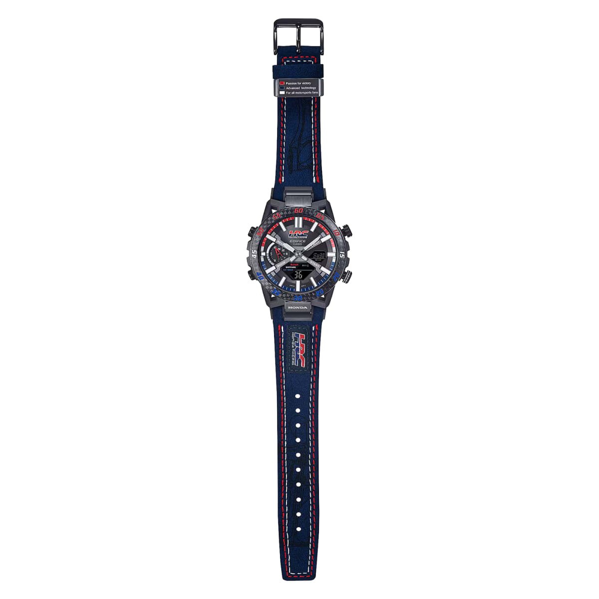 Reloj EDIFICE ECB-2000HR-1A Carbono/Acero Hombre Negro4