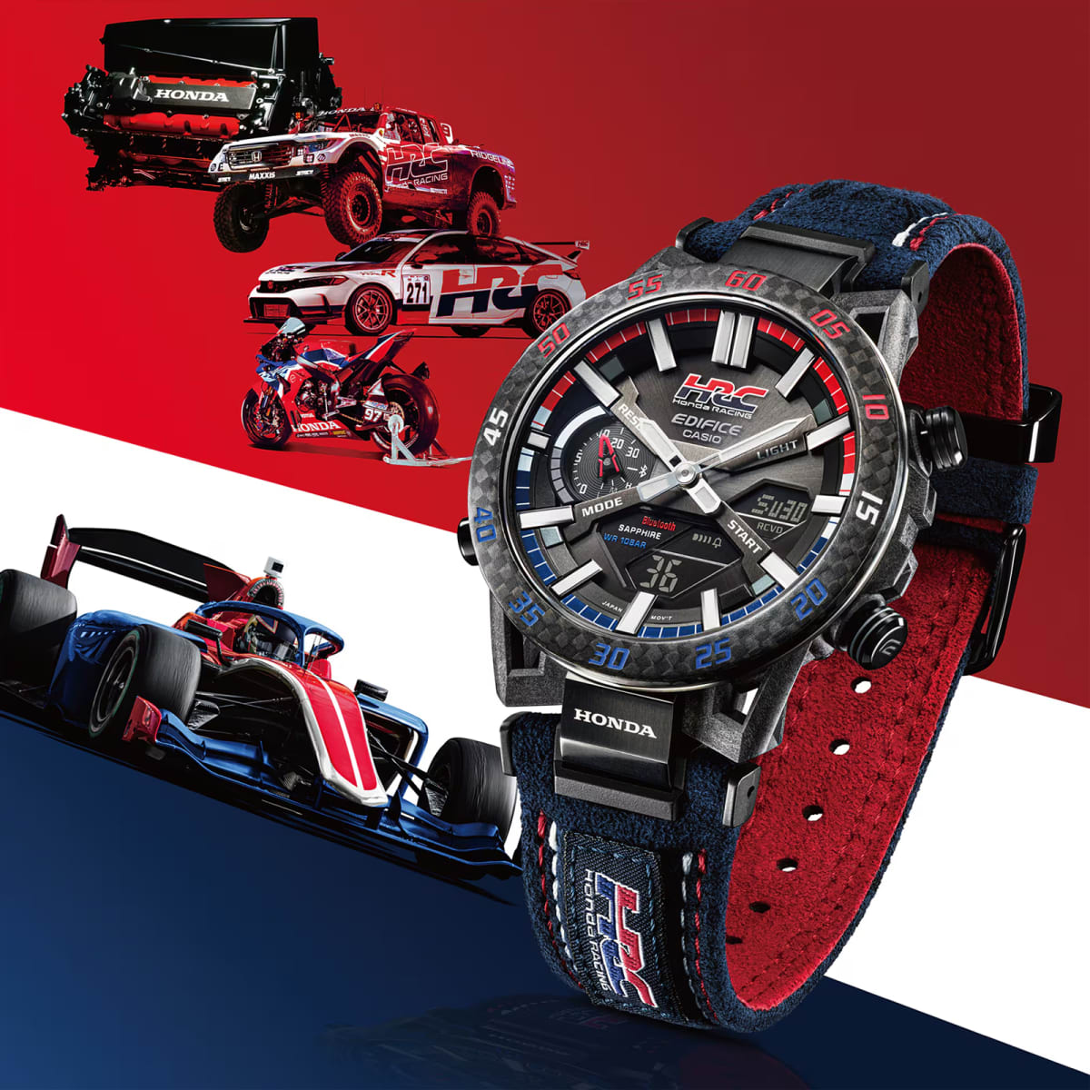 Reloj EDIFICE ECB-2000HR-1A Carbono/Acero Hombre Negro6