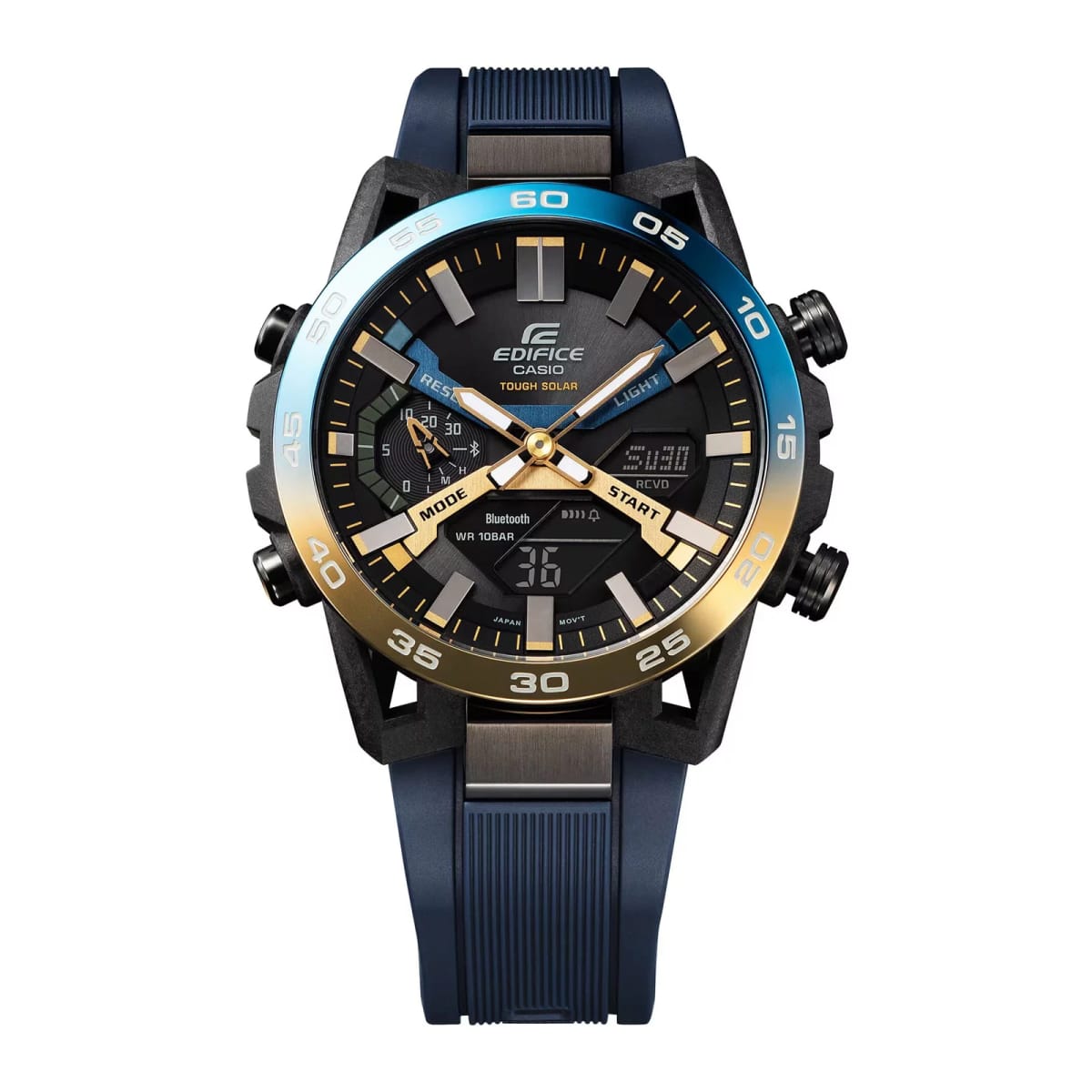 Reloj EDIFICE ECB-2000NP-1A Carbono/Acero Hombre Negro2