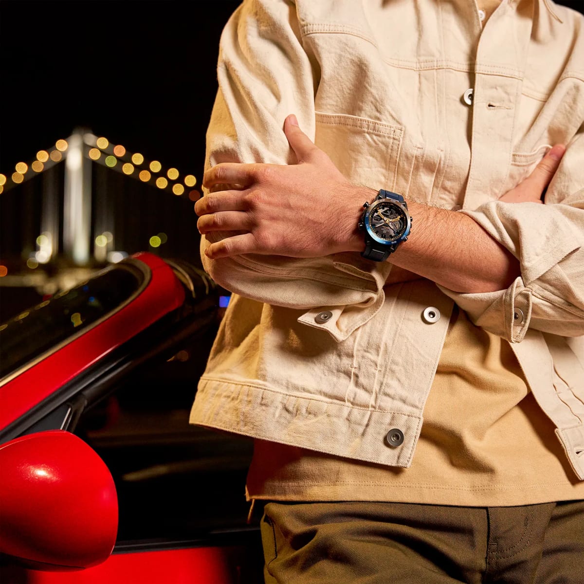 Reloj EDIFICE ECB-2000NP-1A Carbono/Acero Hombre Negro3