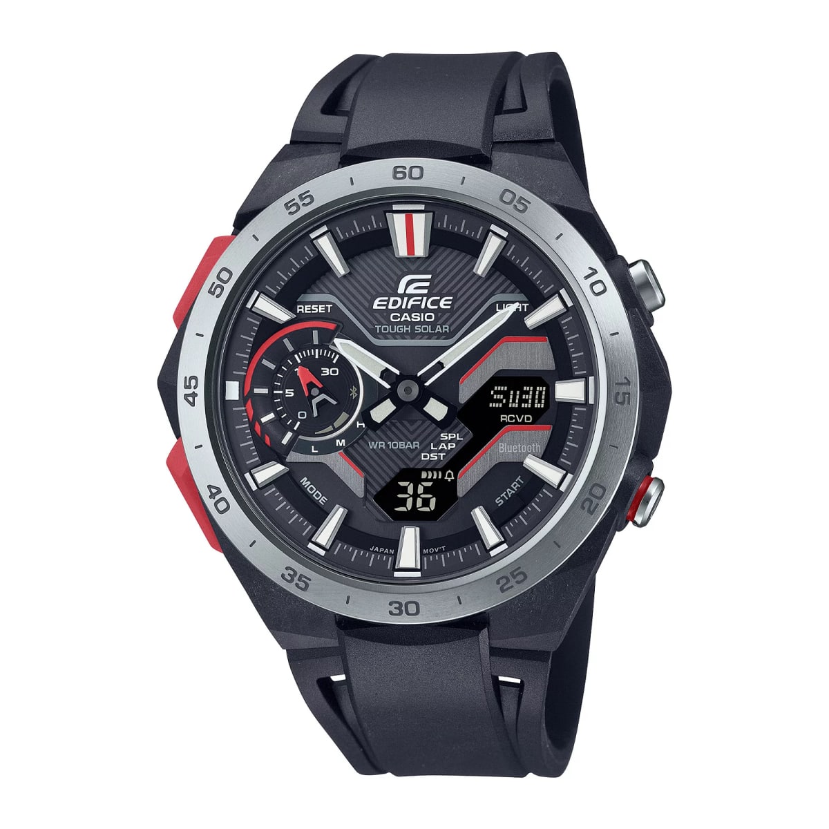 Reloj EDIFICE ECB-2200P-1A Carbono/Acero Hombre Negro1