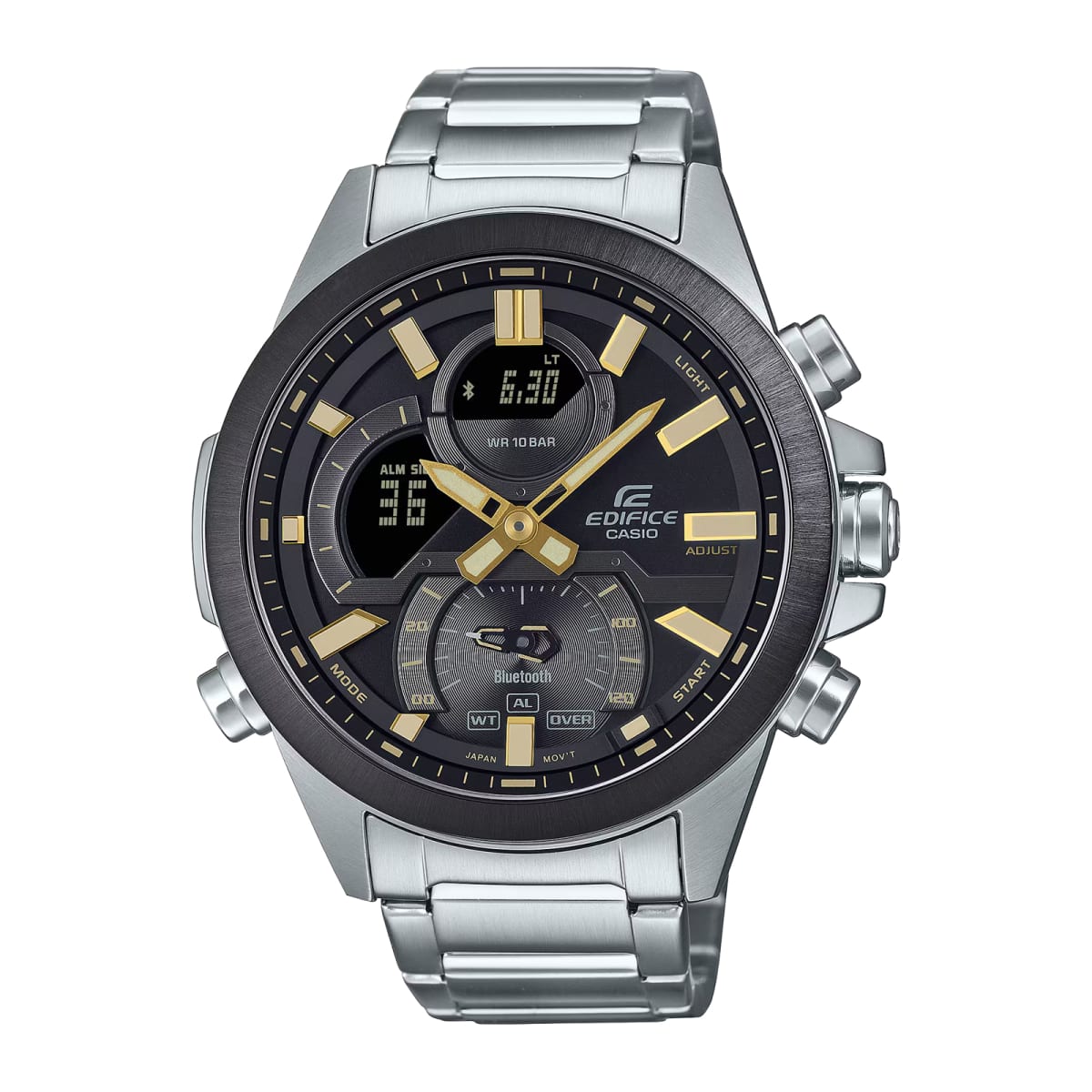 Reloj EDIFICE ECB-30DB-1A9 Acero Hombre Plateado1