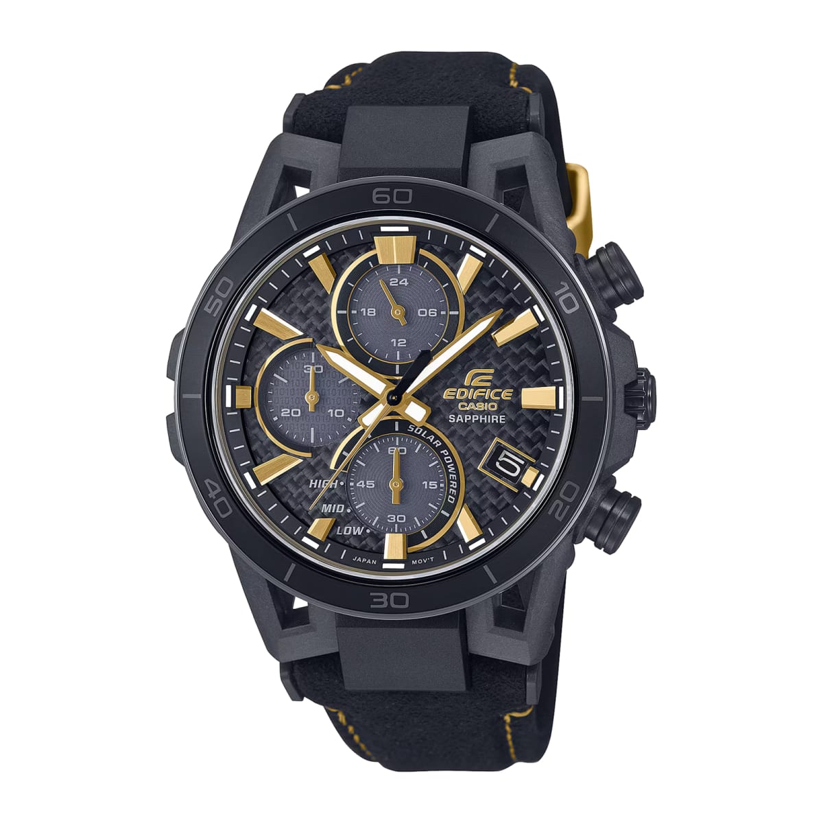 Reloj EDIFICE EFS-S640ZE-1A Carbono/Acero Hombre Negro1
