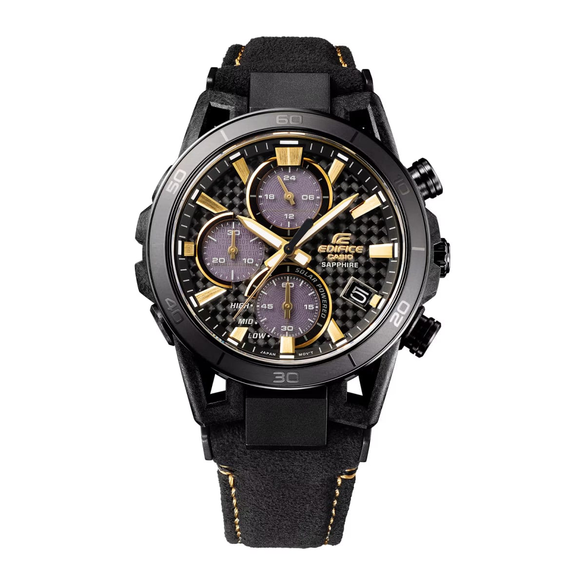 Reloj EDIFICE EFS-S640ZE-1A Carbono/Acero Hombre Negro2
